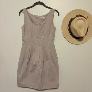 Banana Republic Soft Beige Sleeveless Mini Dress